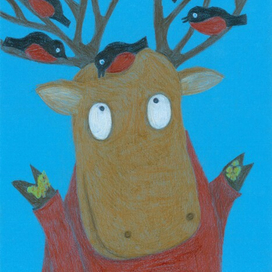 новогодняя открытка