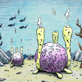 Иллюстрации для карточной игры.