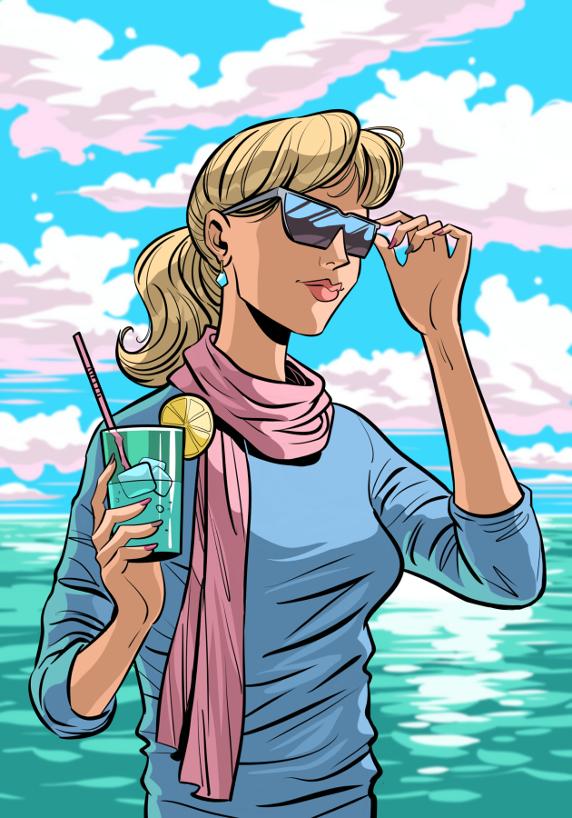 портрет-принт на футболку