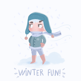 Winter fun! Открытки