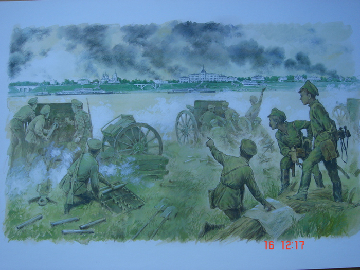 Ярославль 1918 г.. Подавление белогвардейского мятежа.