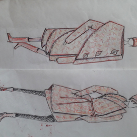 Разработка осеннего пальто 