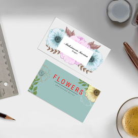 Оформление визиток, приглашений, сертификатов 