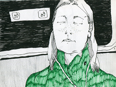 из серии "Люди в метро"