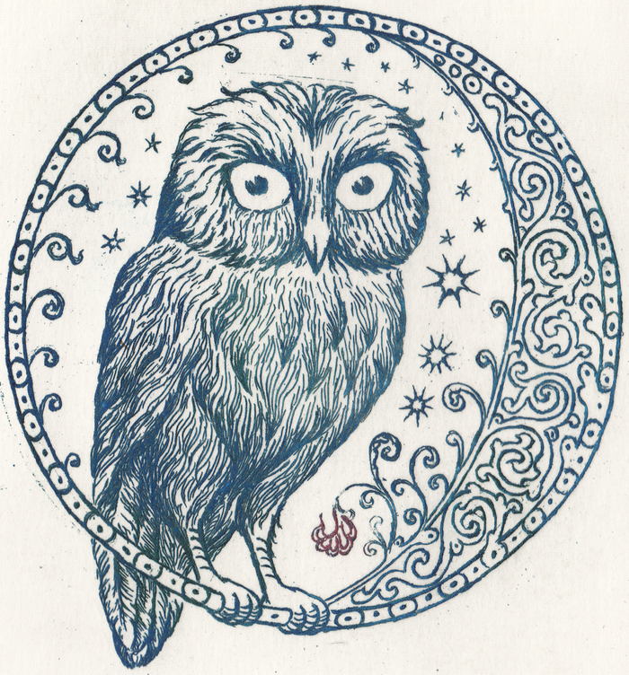 виньетка для сборника А.М. Ремизова "Посолонь"