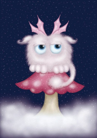 Грибной пушистик