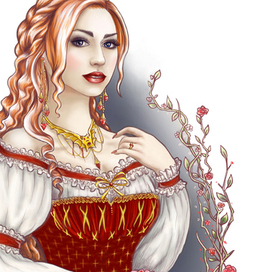 Принцесса с розой