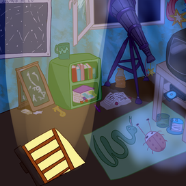 темный чердачок