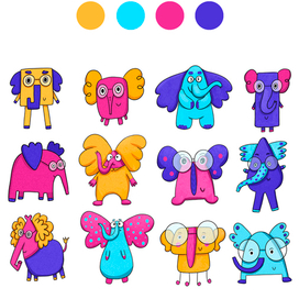 Веселые слоники