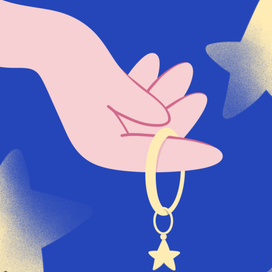 Иллюстрация для ювелирного бренда