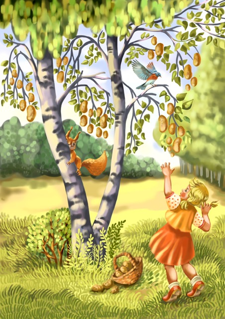 Дерево-картошечка