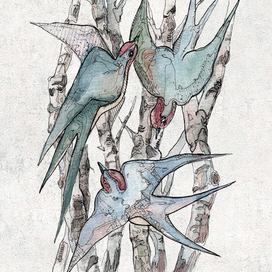 Иллюстрация к пьесе А.П.Чехова "Три сестры"
