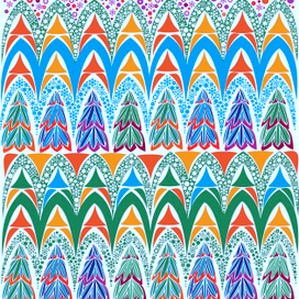 новогодний принт 