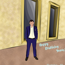 art-портрет по фото в Ps