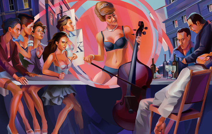 К статье "10 скандальных рекламных кампаний", Playboy, июль 2011