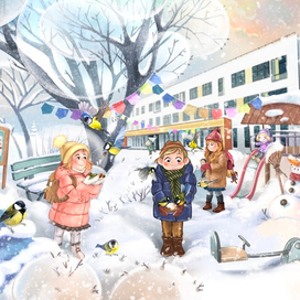 "Синички" автор Н. Цивилев, издательство Перо