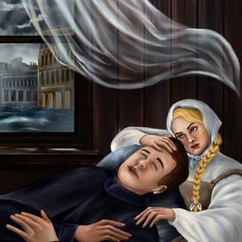 Иллюстрации к поэме А. С. Пушкина "Медный всадник"