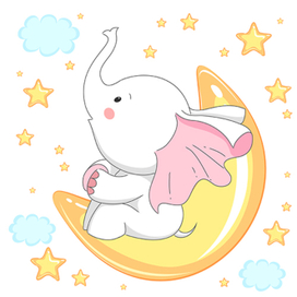 Слоник на луне