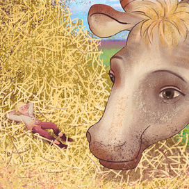 Иллюстрация к сказке "Мальчик с пальчик"