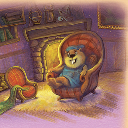 6. Иллюстрация к книге Е. Матюшкиной "Мой милый Медвежик. Хорошо там, где ты есть"