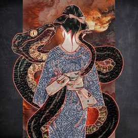 Женщина и змей