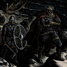 линогравюры к эпосу "Беовульф"