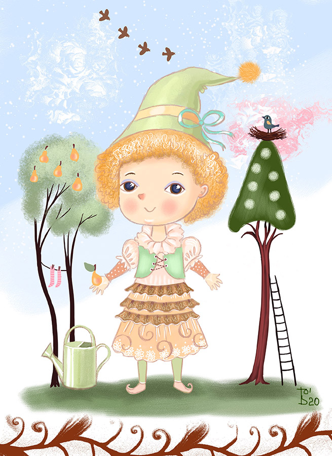 Девочка-гномик