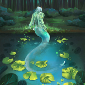 Дух-хозяин лесного болота