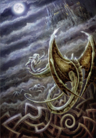 дракон и замок