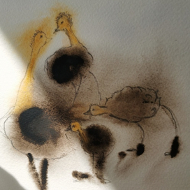 Страусиная семья :)