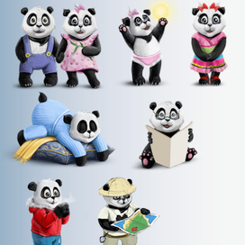 детки-панды