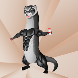 Хорек-силач