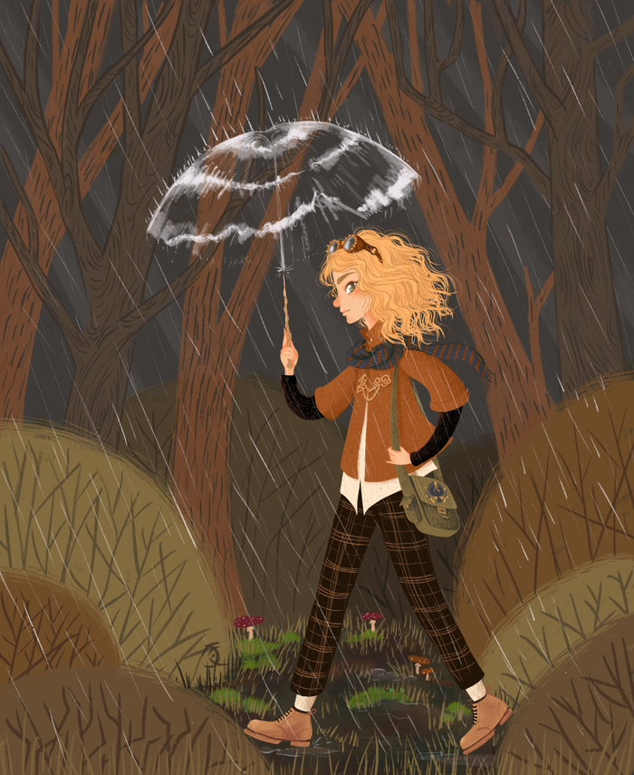 Волшебный зонт