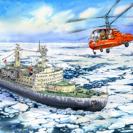 Ледокол "Ленин" 