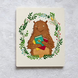 Мишка и книжки