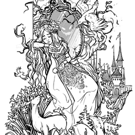 Белоснежка, под лайн