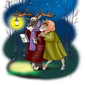 вечерняя прогулка