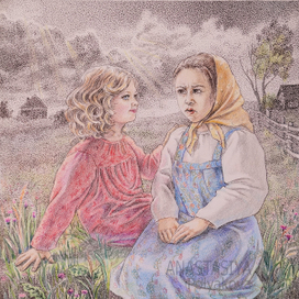 Иллюстрация к рассказу Платонова А.П. "Уля"