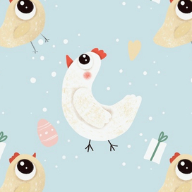 Пасхальные курочки 