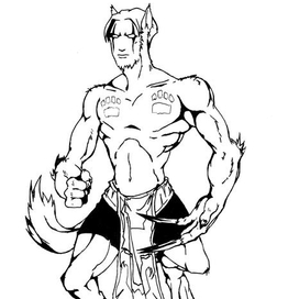 Томми в образе Охотника