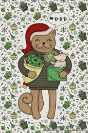 новогодний котэ