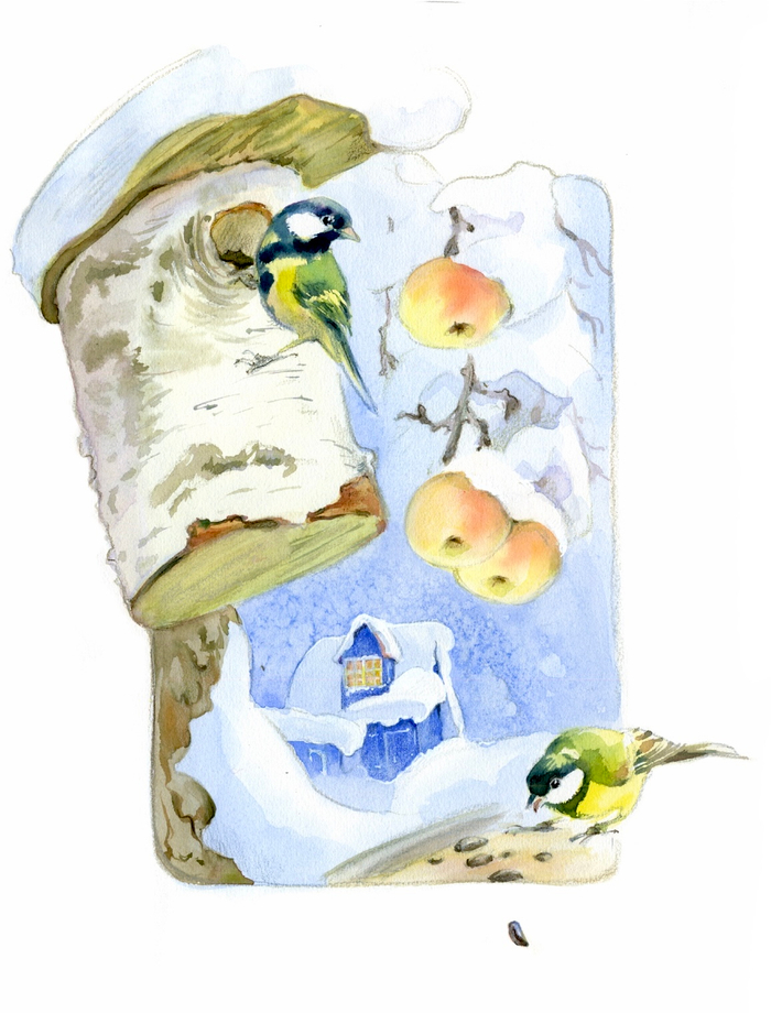 Декабрь В. Бианки Синичкин календарь