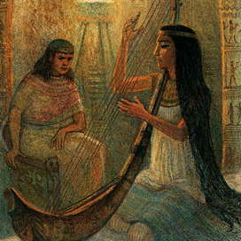 Игра на арфе