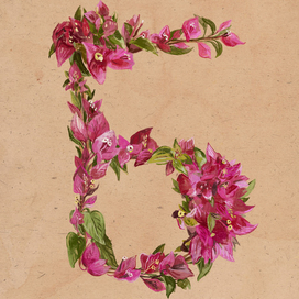 Цветочная  азбука