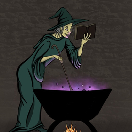 Злобная ведьма