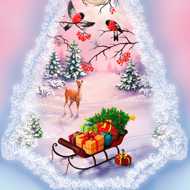 чай. новогодняя упаковка