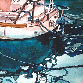 Лодка в порту