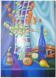 в холодной гамме