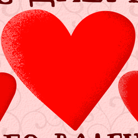 Открытка на День Святого Валентина.