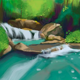 Стилизованный пейзаж